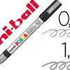 Marqueur posca pc3m gouache encre inodore toutes surfaces pointe fine conique couleur opaque couvrante argent