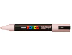 Marqueur posca pc5m peinture base eau inodore tout support pointe moyenne trait 1,8-2,5mm coloris rose satin