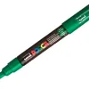Marqueur posca pc1mc base eau pointe conique extra fine 0,7mm vert foncé odeurs/alcool/solvant tous