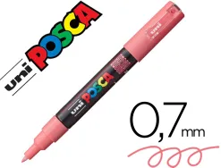 Marqueur posca pc1mc base eau pointe conique extra fine 0,7mm rose sans/odeurs/alcool/solvant tous