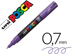 Marqueur posca pc1mc base eau pointe conique extra fine 0,7mm violet sans/odeurs/alcool/solvant tous