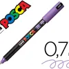 Marqueur posca pc1mr base eau pointe calibree extra fine 0,7mm violet sans/odeurs/alcool/solvant tous