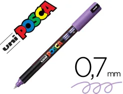 Marqueur posca pc1mr base eau pointe calibree extra fine 0,7mm violet sans/odeurs/alcool/solvant tous