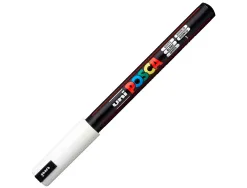 Marqueur posca pc1mr base eau pointe calibree extra fine 0,7mm blanc sans/odeurs/alcool/solvant tous