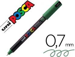Marqueur posca pc1mr base eau pointe calibree extra fine 0,7mm vert foncée sans/ odeurs/alcool/solvant tous