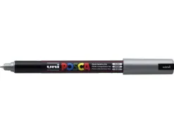 Marqueur posca pc1mr base eau pointe calibree extra fine 0,7mm argent sans/odeurs/alcool/solvant tous