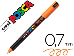 Marqueur posca pc1mr base eau pointe calibree extra fine 0,7mm orange foncée sans/odeurs/alcool/solvant tous