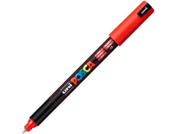 Marqueur posca pc1mr base eau pointe calibree extra fine 0,7mm sans odeurs/alcool/solvant coloris rouge