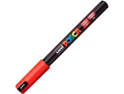 Marqueur posca pc1mr base eau pointe calibree extra fine 0,7mm sans odeurs/alcool/solvant coloris rouge