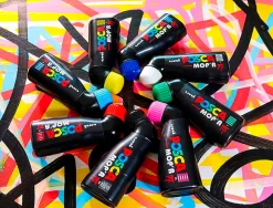 Marqueur posca peinture pointe ronde coloris blanc