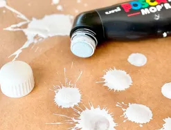 Marqueur posca peinture pointe ronde coloris blanc