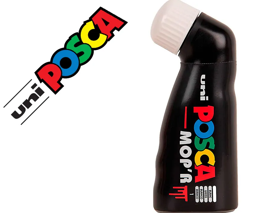 Marqueur posca peinture pointe ronde coloris blanc