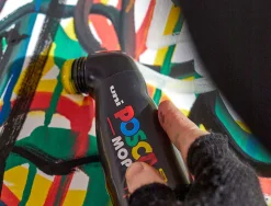 Marqueur posca peinture pointe ronde coloris vert fonce