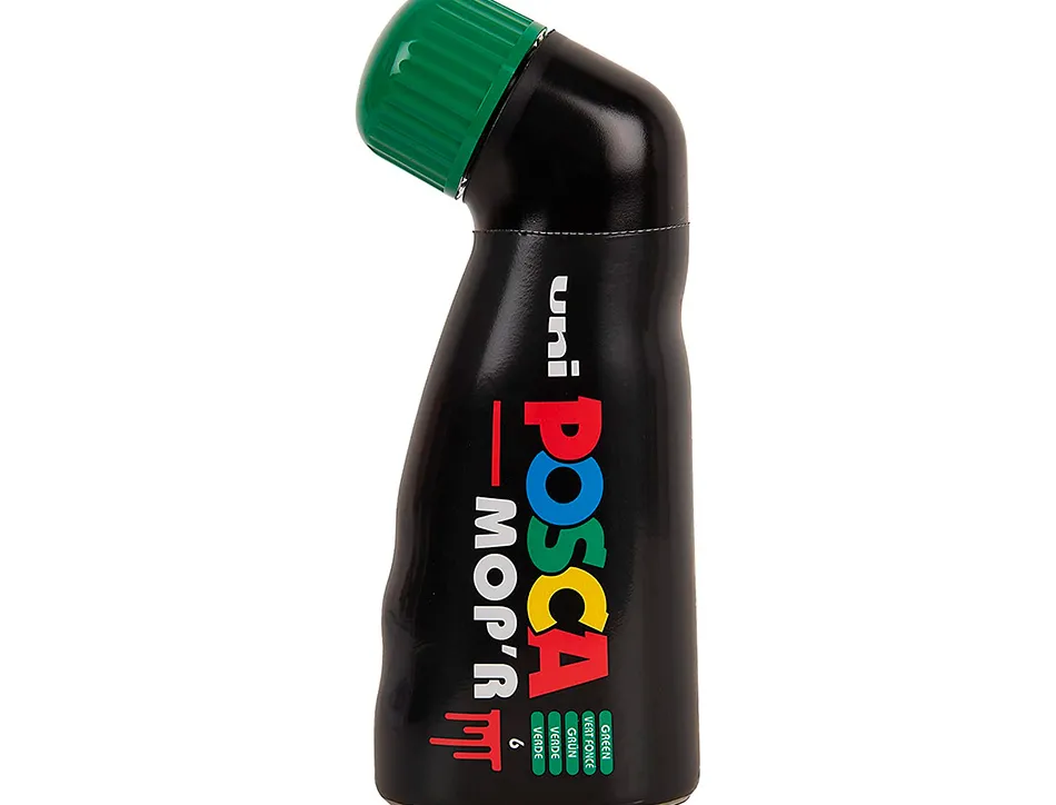 Marqueur posca peinture pointe ronde coloris vert fonce