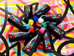 Marqueur posca peinture pointe ronde coloris vert fonce