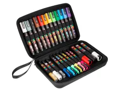 Marqueur posca pointes assorties coloris assortis mallette 24 unites