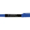 Marqueur q-connect cd-dvd pointe ronde écriture large 1mm encre indélebile séchage rapide base alcool couleur bleu