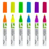 Marqueur q-connect craie liquide pointe ronde trace 3mm coloris assortis boite 8 unites