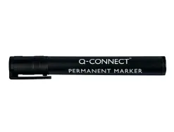 Marqueur q-connect permanent pointe ogive tracé 3mm résistante corps plastique coloris noir