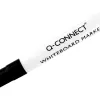 Marqueur q-connect tableau blanc pointe ogive tracé 2/3mm corps plastique encre base alcohol coloris noir