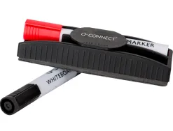 Marqueur q-connect tableau blanc pointe ogive tracé 2/3mm corps plastique encre base alcohol pochette 4 unit assort
