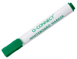 Marqueur q-connect tableau blanc pointe ogive tracé 2/3mm corps plastique encre base alcohol coloris vert