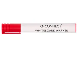 Marqueur q-connect tableau blanc pointe ogive tracé 2/3mm corps plastique encre base alcohol coloris rouge