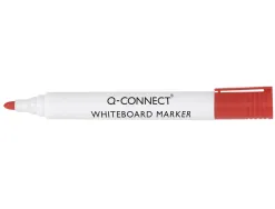Marqueur q-connect tableau blanc pointe ogive tracé 2/3mm corps plastique encre base alcohol coloris rouge