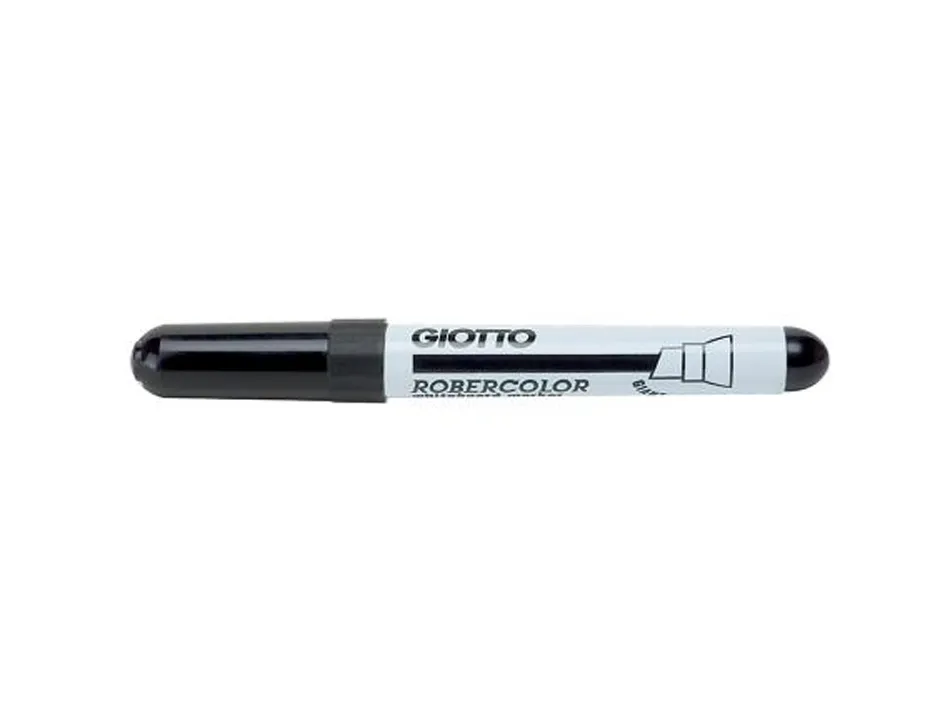 Marqueur robercolor biseau giotto odeur neutre ecriture 4 a 6mm biseaute coloris noir