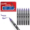 Marqueur sharpie creatif pointe pinceau trait min 1,2mm encre acrylique coloris lilas