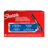 Marqueur sharpie creatif pointe ogive trait 2,5mm encre acrylique coloris bleu
