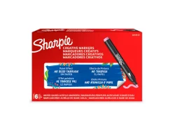 Marqueur sharpie creatif pointe ogive trait 2,5mm encre acrylique coloris rose
