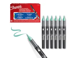 Marqueur sharpie creatif pointe pinceau trait min 1,2mm encre acrylique coloris vert d'eau