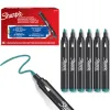 Marqueur sharpie creatif pointe ogive trait 2,5mm encre acrylique coloris vert emeraude