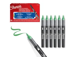 Marqueur sharpie creatif pointe pinceau trait min 1,2mm encre acrylique coloris vert