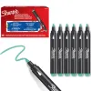Marqueur sharpie creatif pointe ogive trait 2,5mm encre acrylique coloris vert d'eau