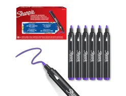 Marqueur sharpie creatif pointe ogive trait 2,5mm encre acrylique coloris lilas