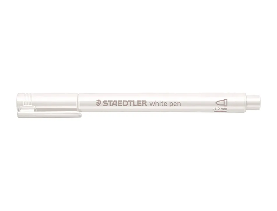 Marqueur staedtler corps metallique 8323 pointe ogive 2,7mm trace 1 a 2mm