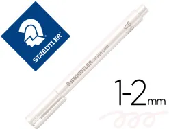 Marqueur staedtler corps metallique 8323 pointe ogive 2,7mm trace 1 a 2mm