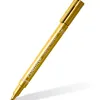 Marqueur staedtler corps metallique 8323 pointe ogive 2,7mm trace 1 a 2mm pack de 10 assortis