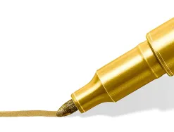 Marqueur staedtler corps metallique 8323 pointe ogive 2,7mm trace 1 a 2mm pack de 10 assortis
