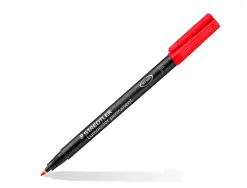 Marqueur staedtler permanent dry safe lumocolor 318 pointe fine 0,6mm coloris assrotis etui de 10 feutres
