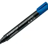 Marqueur staedtler permanent dry safe lumocolor pointe ogive rechargeable résistant eau corps noir encre bleue