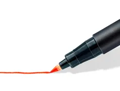 Marqueur staedtler permanent dry safe lumocolor 318 pointe fine 0,6mm coloris assrotis etui de 6 feutres