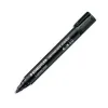 Marqueur staedtler permanent dry safe lumocolor pointe ogive rechargeable résistant eau corps noir encre noire