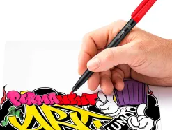 Marqueur staedtler permanent dry safe lumocolor 317 pointe moyenne 1mm coloris assrotis etui de 10 feutres