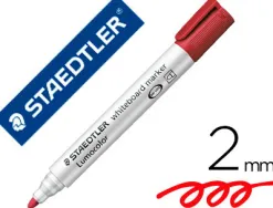 Marqueur staedtler tableau blanc dry safe pointe ogive rouge