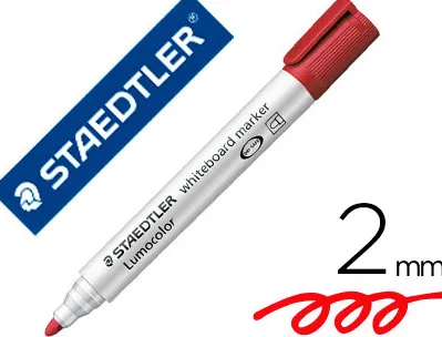 Marqueur staedtler tableau blanc dry safe pointe ogive rouge