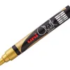 Marqueur uniball craie chalk pointe conique 1,8/2,5mm coloris or