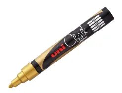 Marqueur uniball craie chalk pointe conique 1,8/2,5mm coloris or